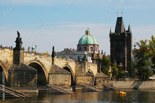 Prague with the Charles bridge