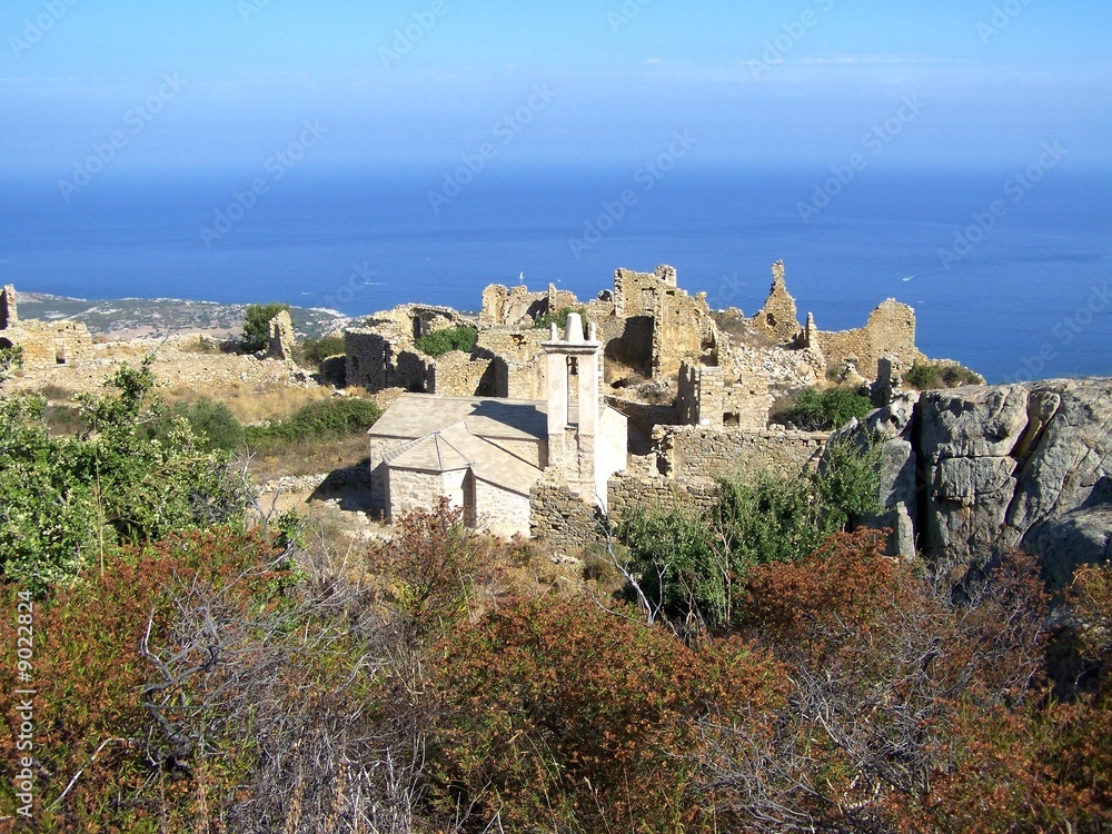 Fototapeta premium Village abandonné d'Occi