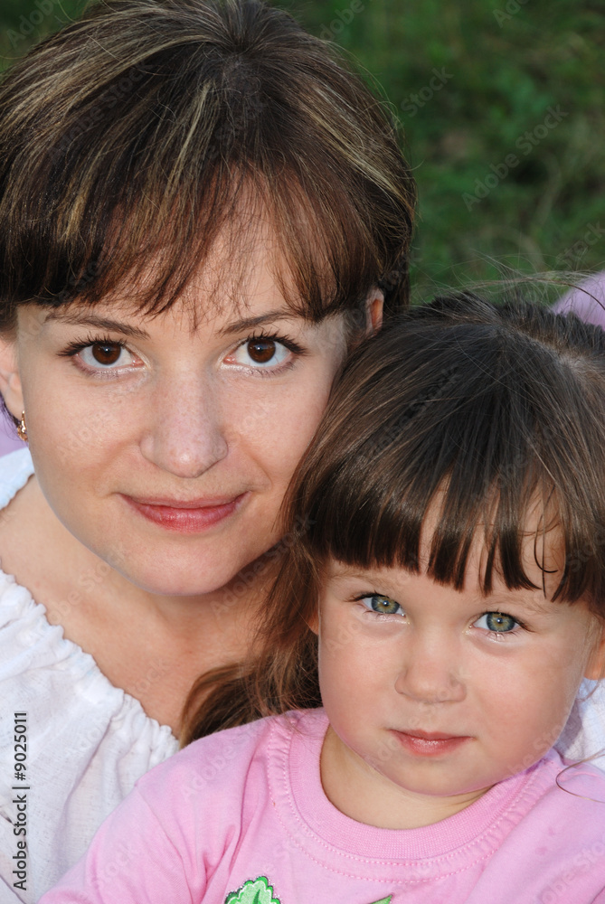 Mother and the daughter Mother and the daughter