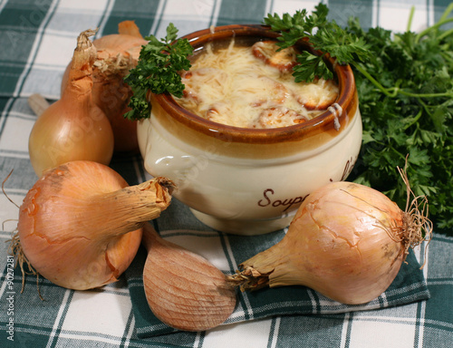 soupe à l'oignon