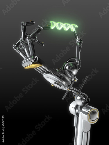 robot tenant de l'adn