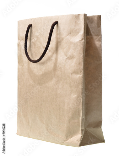 Shopping bag isolated on white background