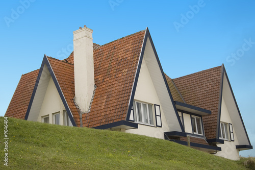 Toiture sophistiquée d'une maison
