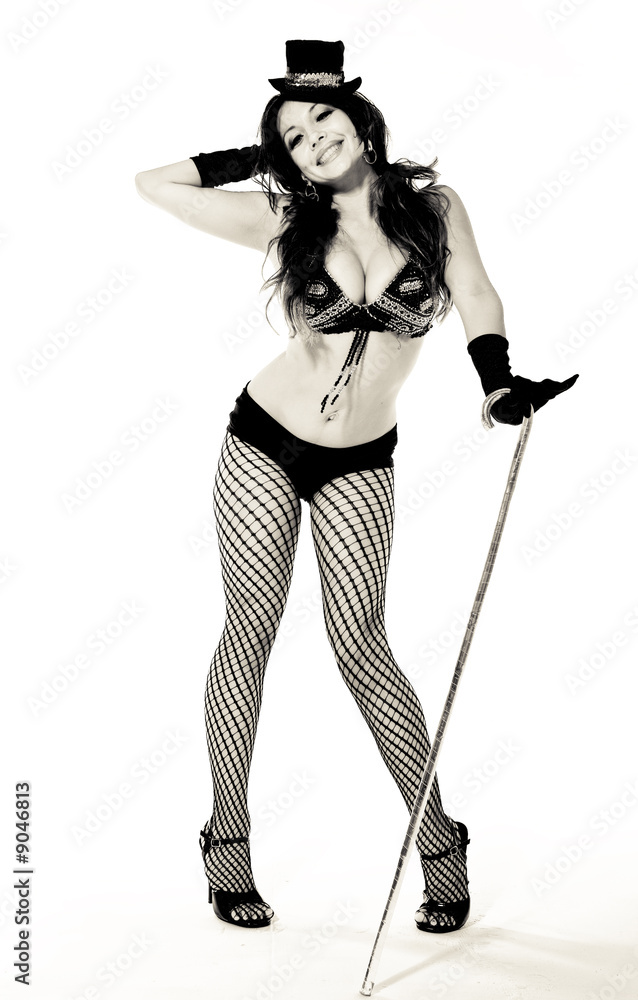 A female dancer, photographed in the studio. A female dancer, photographed in the studio.