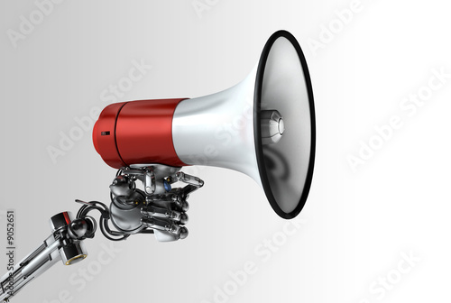 mégaphone mécanique