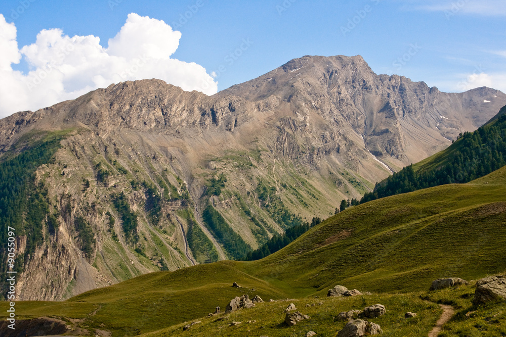 Paysage des Hautes-Alpes (Col de Vars)