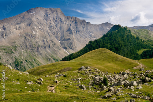 Paysage des Hautes-Alpes (Col de Vars) photo