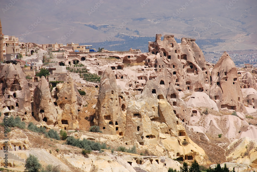 Rock homes, Cappadocia, Turkey