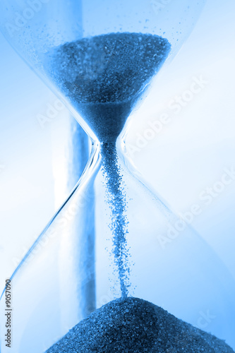 hourglass closeup shot