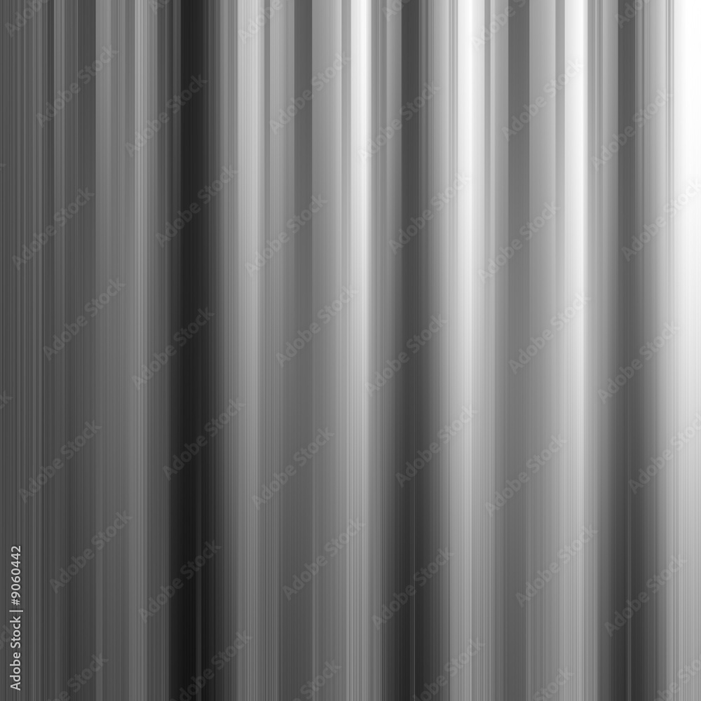 Fototapeta premium Metal plate with some reflected light on it