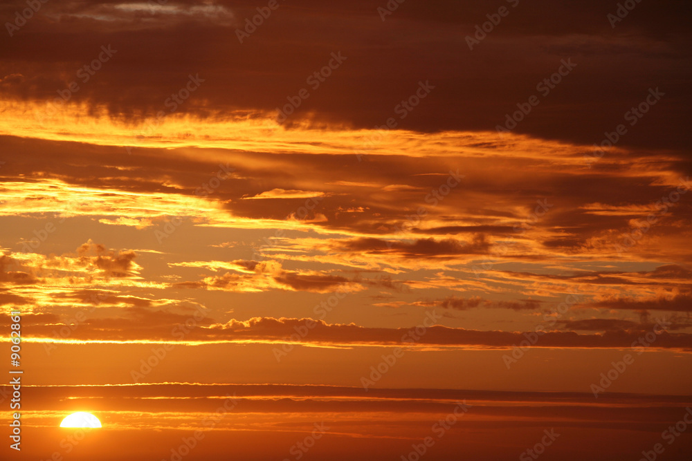 Fototapeta premium tramonto sul mare
