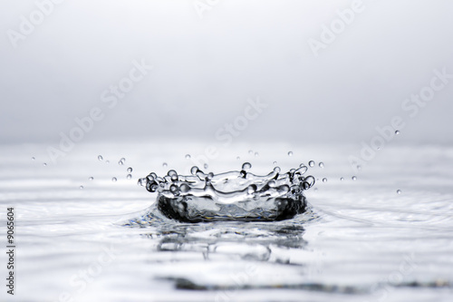 Goutte d'eau noir & blanc
