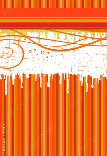 abstrait orange