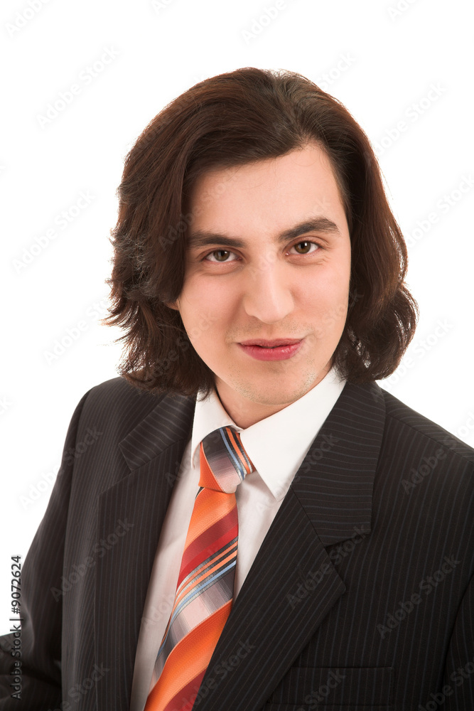 Young handsome man on white isolated background Young handsome man on white isolated background