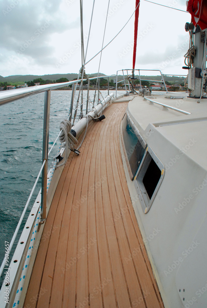 Fototapeta premium ponton boat