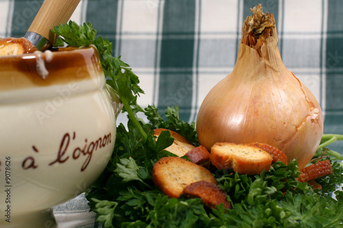 soupe à l'oignon
