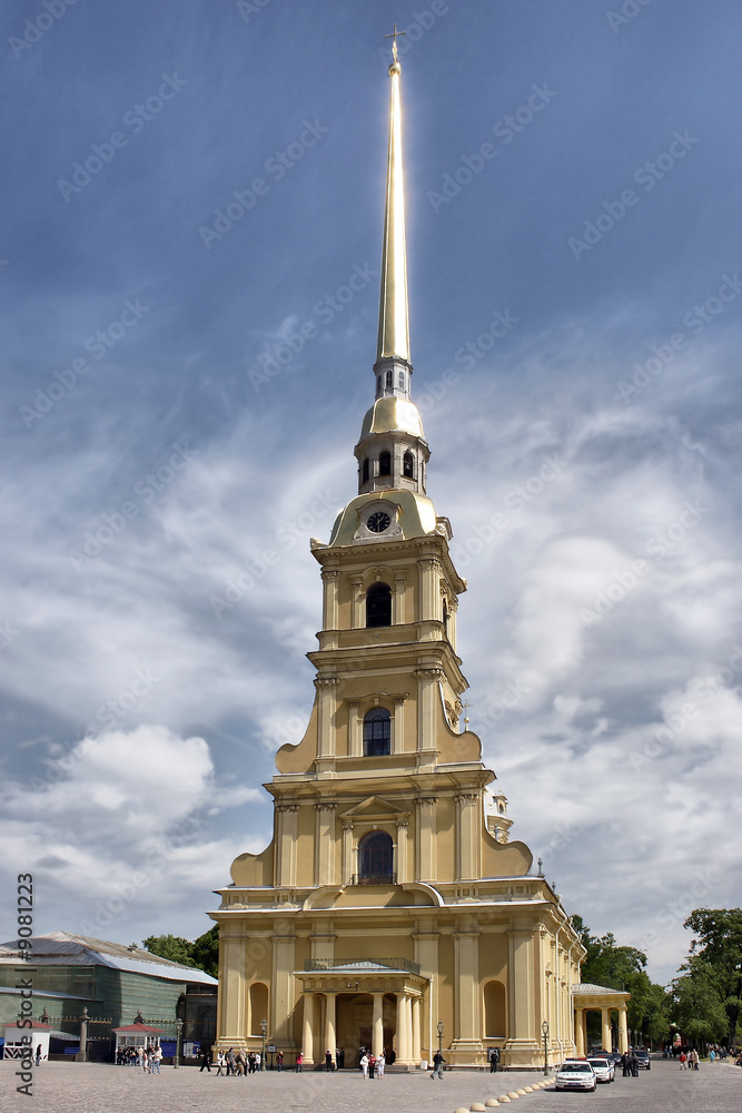 Naklejka premium Petropavlovskiy cathedral