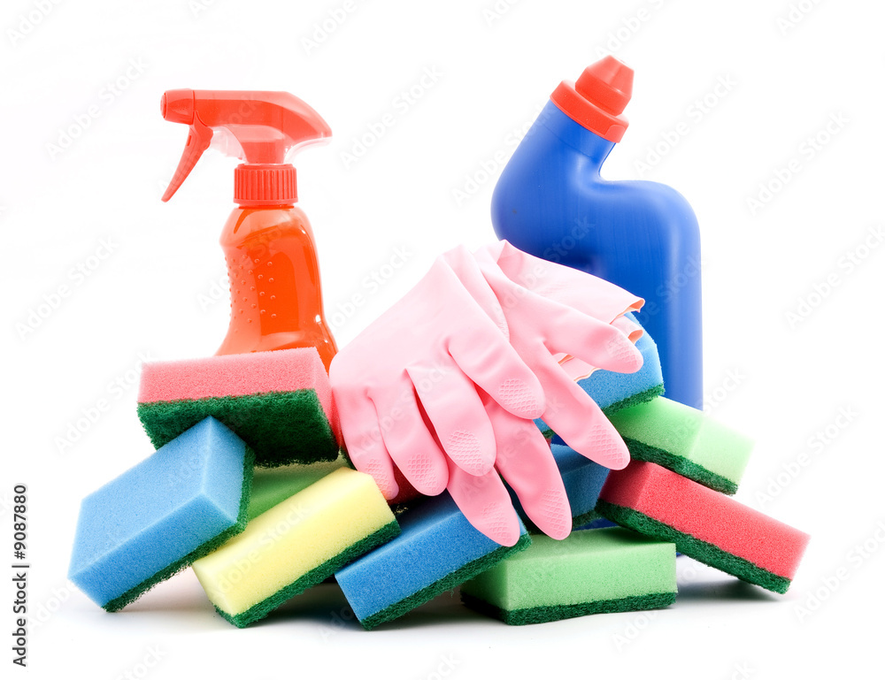 cleaning and sanitation products studio isolated cleaning and sanitation products studio isolated
