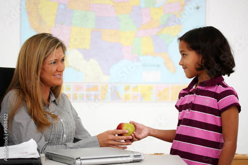 Teacher and Student In A Cl...