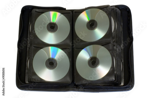 Storage bag for CD, DVD isolated