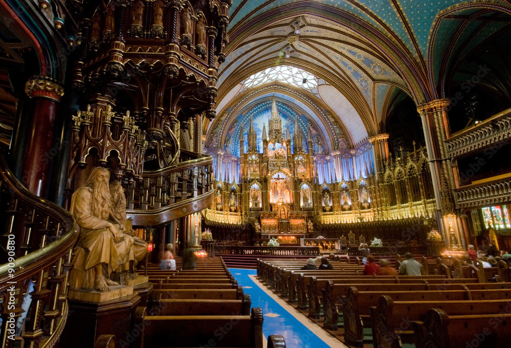 Notre Dame de Montréal-interior