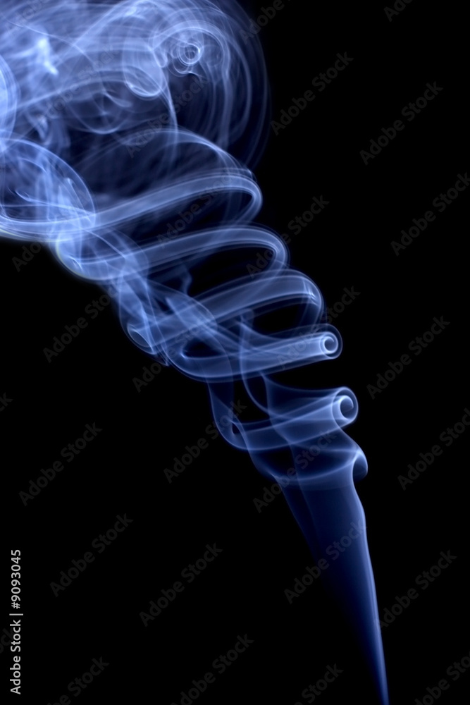 blue smoke on black background blue smoke on black background
