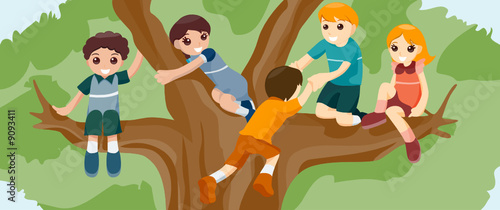 Children on a Tree