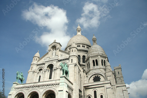 Obraz na płótnie Basilica The Sacre-Coeur in Paris w salonie