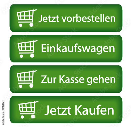 Bouton E-shopping (allemand)