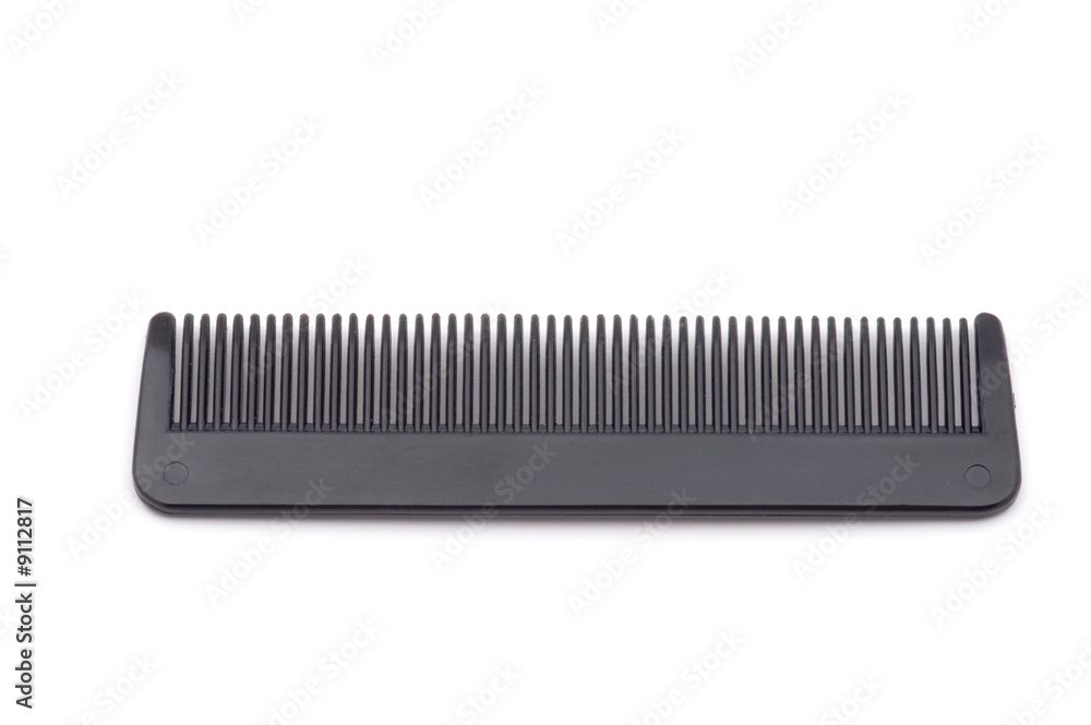 object on white - tool hairbrush closeup object on white - tool hairbrush closeup