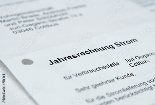 Stromrechnung