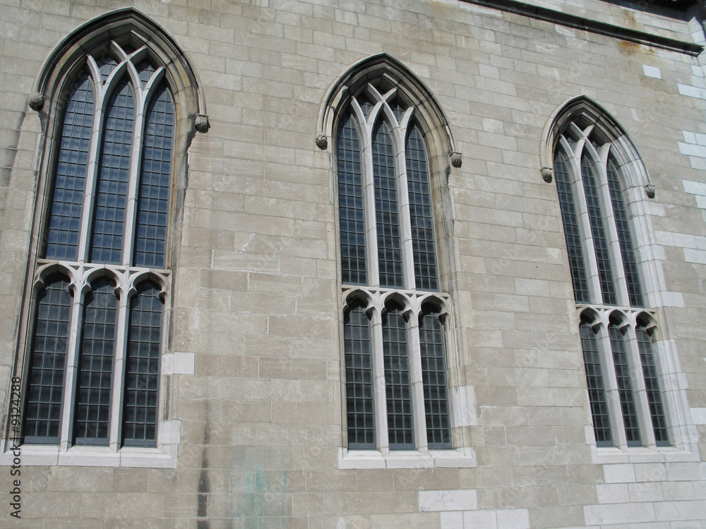 three church windows