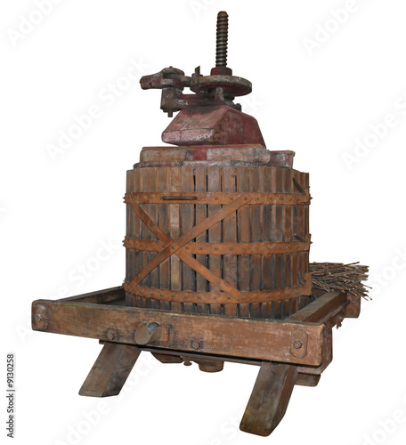 Foto pressoir à raisin