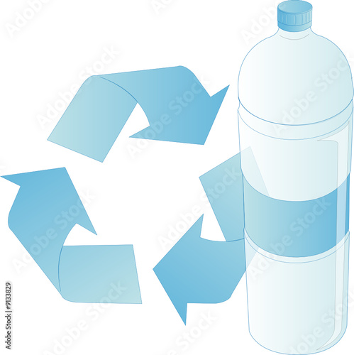 recycling plastic bottle
