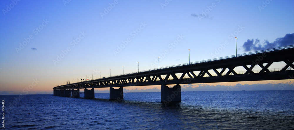 Oresund Bride in Malmo, Sweden