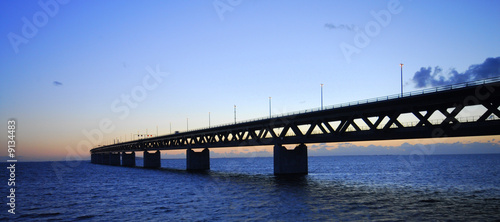 Oresund Bride in Malmo  Sweden