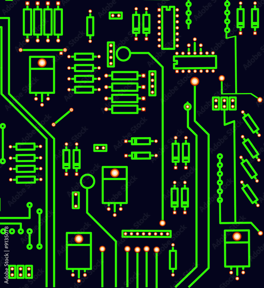 Electronic circuit. Electronic circuit.