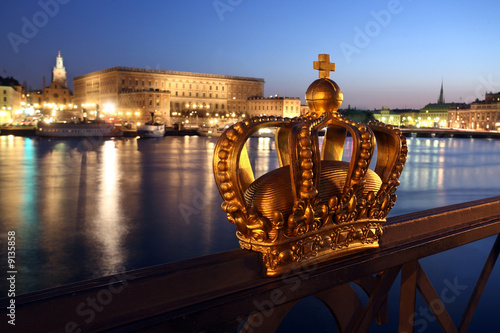 Canvas Print Stockholm city