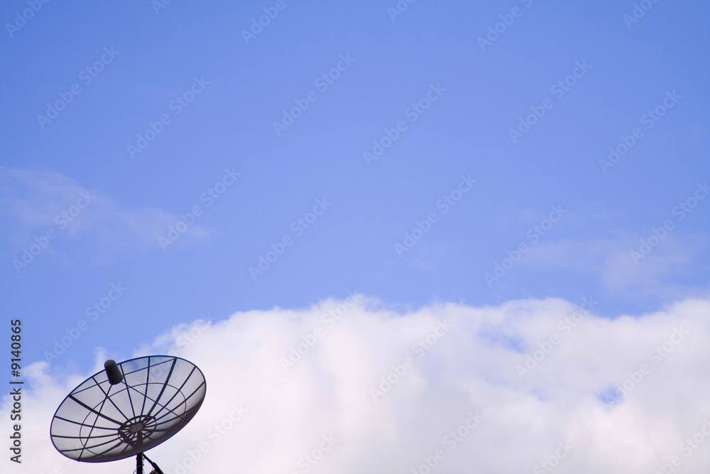 picture of the satellite dish.