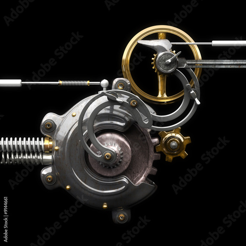 engrenages fond noir