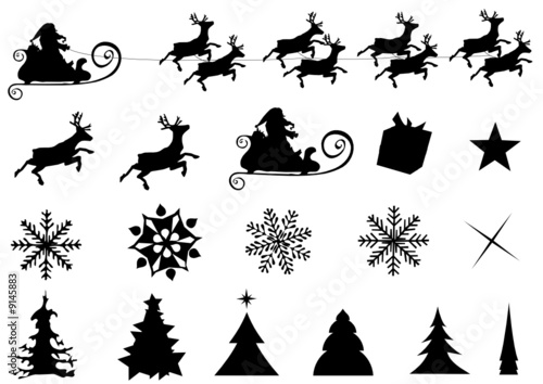 Christmas silouettes