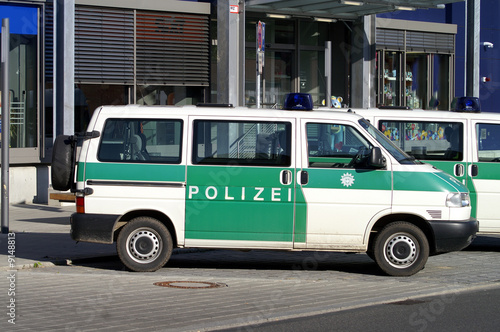 Einsatzwagen der Polizei