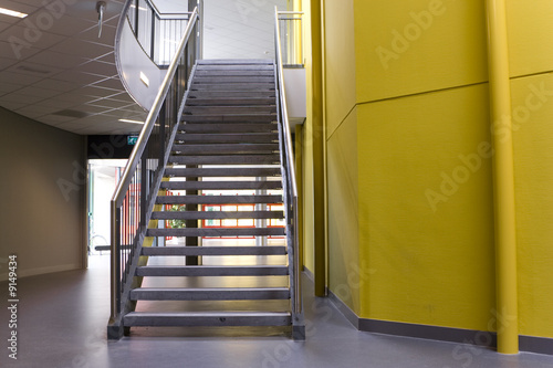 Staircase in hallway