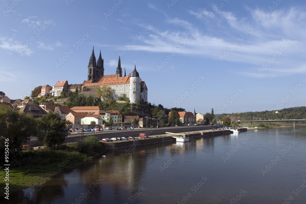 Fototapeta premium Miśnia, Katedra i Albrechtsburg