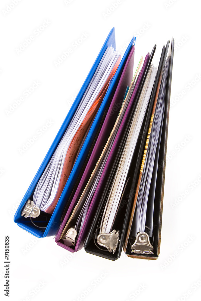 Fototapeta premium file folder, Ring Binder, with white background