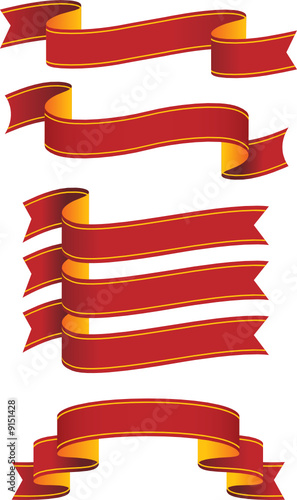 Scrolls and banners