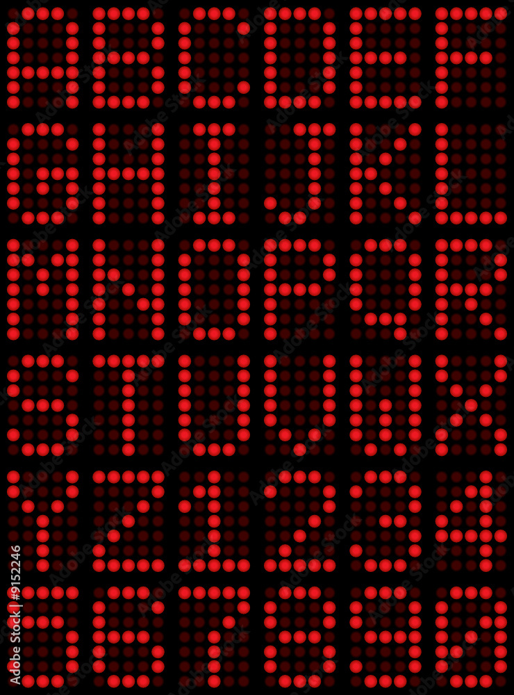 Alphabet and numbers Alphabet and numbers