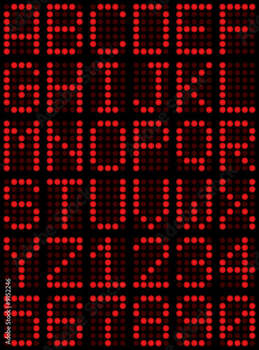 Alphabet and numbers