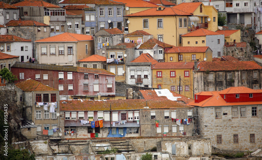 Houses in the city of Porto