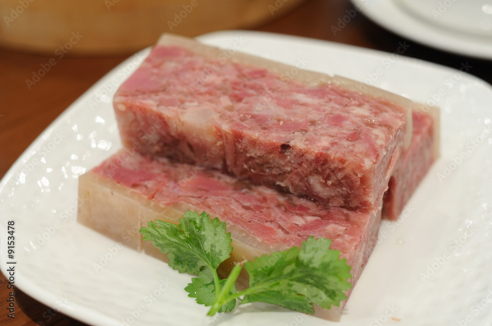 Chinese traditional dishes, preserved pork